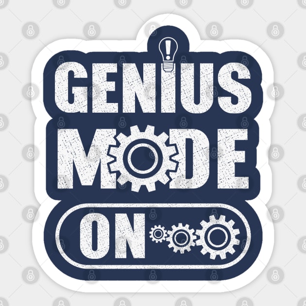 Genius Mode On Sticker by FunawayHit